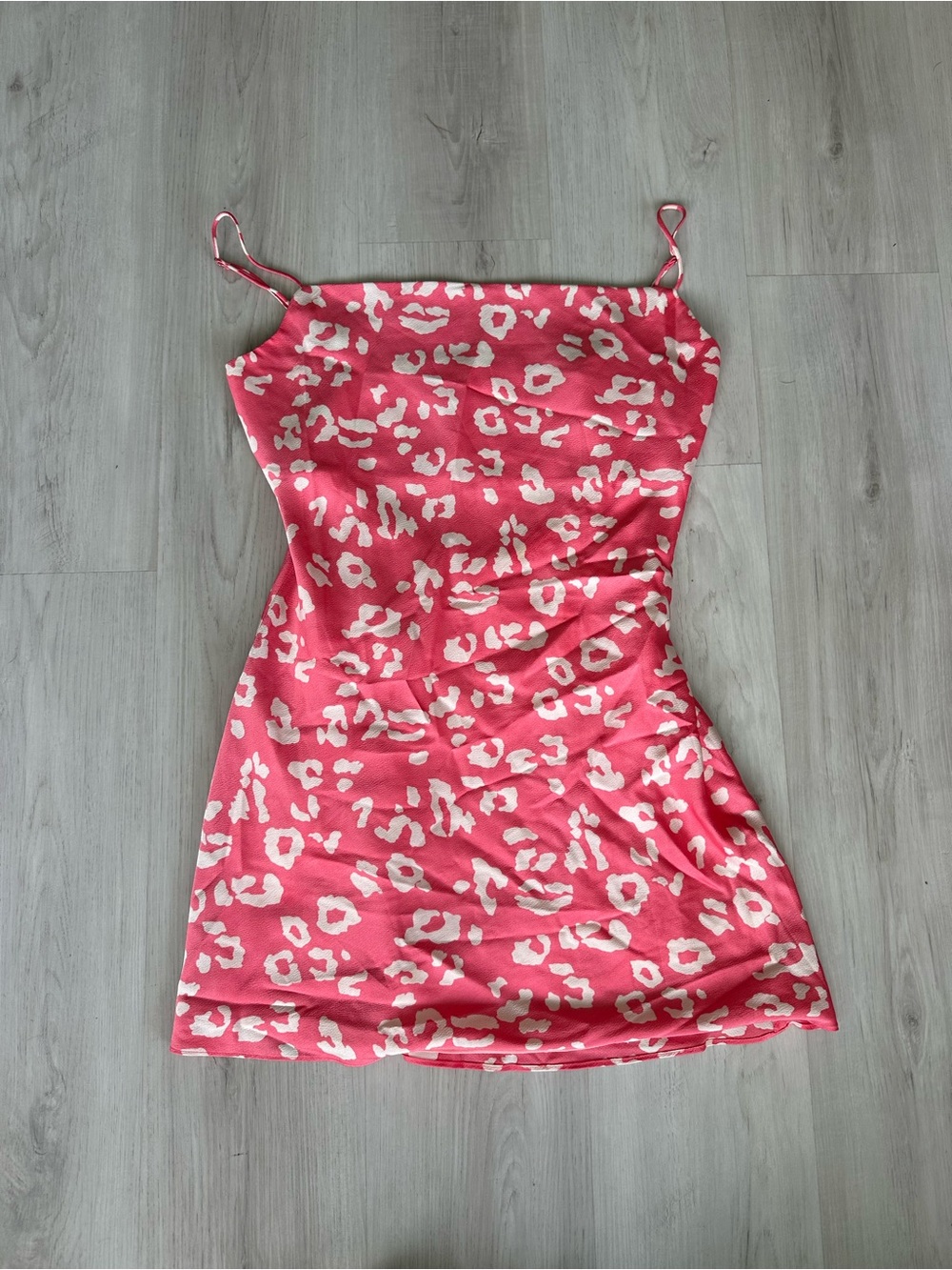 Cotton Candy LA pink leopard print Dress